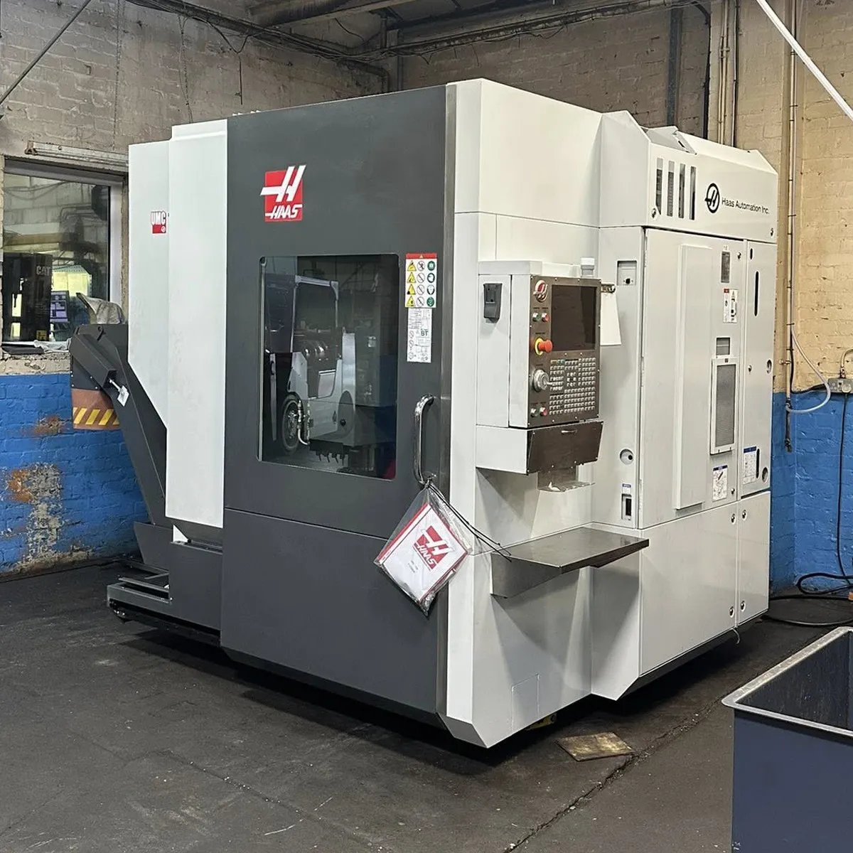 A Haas machining centre at Mayflower Works
